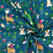 Lade das Bild in den Galerie-Viewer, Leseknochen (2D) - Safari - personalisiert mit Wunschnamen - 100% Bio-Baumwolle