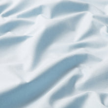 Lade das Bild in den Galerie-Viewer, Großes Kissen / Geburtskissen - personalisiert mit Wunschnamen & -motiv - Bio-Baumwolle (hellblau)