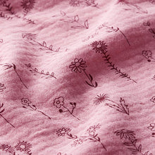 Lade das Bild in den Galerie-Viewer, Halstuch abgerundet mit Druckknopf | personalisiert mit Wunschnamen | Bio-Musselin-Baumwolle