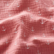 Lade das Bild in den Galerie-Viewer, Halstuch abgerundet mit Druckknopf | personalisiert mit Wunschnamen | Musselin-Baumwolle