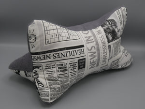 Leseknochen (3D) - Newspaper - personalisiert mit Wunschnamen